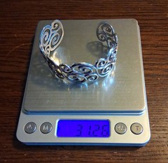 Vintage Sterling Ross Simons Swirl Scroll Cuff Bracelet 31g See Pics/Description