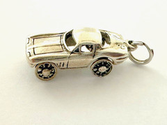 Vintage Sports Car Sterling Silver Charm – wheels turn