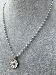 DAISY Y2K Vintage Dainty Minimalist Pearl Necklace Delias 2000s 1990s coquette🌼
