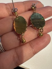 Confirmed Vintage JULIANA Cameo For CELEBRITY NY Brooch / Pendent & Earings Set
