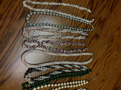 15 Vintage Beaded Necklaces- Lot 2 (Various Styles, Colors & Lengths)