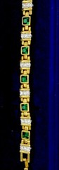 Camrose Kross Jackie Kennedy Simulated Emerald Bracelet New In Box