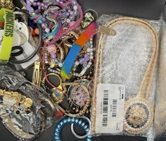 1 lb Lot Vintage & Modern Jewelry “Tangents” Bracelets Beads Junk And MORE