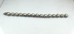 Bangle Natural Rosecut Diamond Uncut Diamond 925Sterling Silver Victorian Bangle