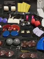 Costume Jewlery Earing Lot Of 74 Pair