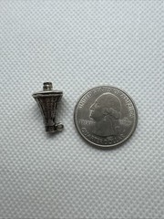 Vintage NASA Mercury space Ship capsule sterling Silver 925 Moon charm A2