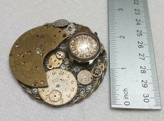 OOAK (one of a kind) Vintage Handcrafted Brooch Pin Signed artist L. Monez