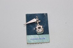 Vintage Sterling Silver Steamboat Brand Gondola Ski Sky Lift Charm