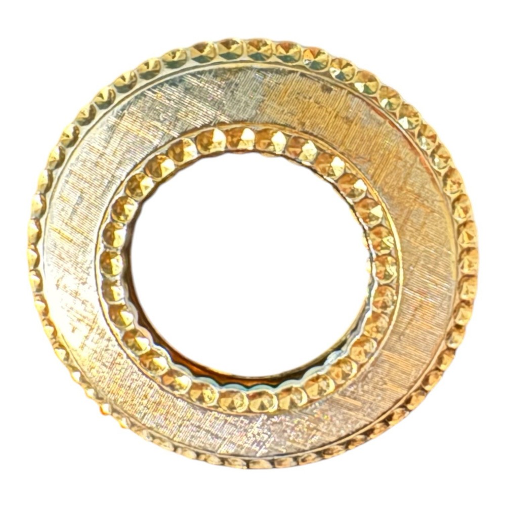 Vintage scarf clip or slide ring from the 1970s,