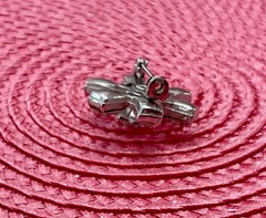 Vintage Signed Coro Rhinestone Pin Brooch Six Spokes Grandmother’s Brooch/Pin