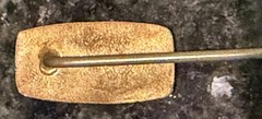 Vintage Art Nouveau Bathing Beauty Nude Brooch Stick Pin