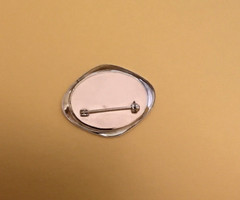 Vintage Pin and Necklace Nickel Silver Abalone/Mother of Pearl