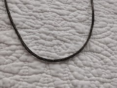 Vintage Antique Tibetan Silver Mesh Orange Beeswax Amber Necklace Jewlery