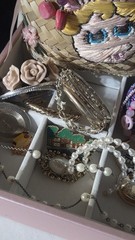 Grandma’s Estate; Jewelry, Trinkets, & Extra Fun Junk! Lot #96