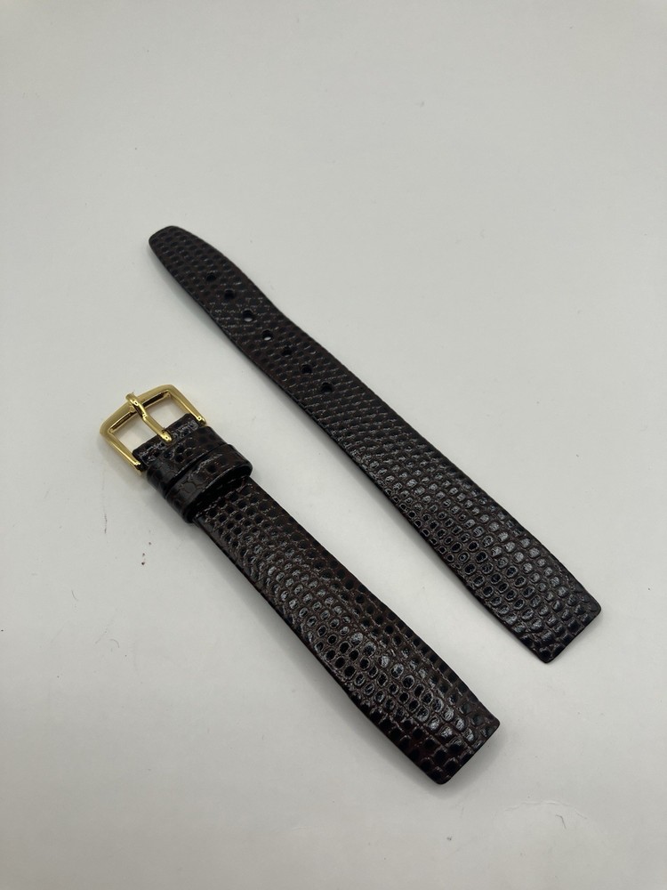 Hirsch Rainbow Collection Dark Brown Vintage Watch Band S14