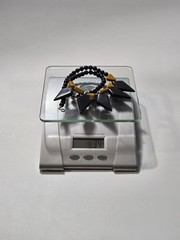 ⚡ “Electric Geometry” – 1980s Chunky Statement Necklace – Mustard Yellow &…