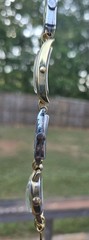 Vintage John Wind Maximal Art Watch Bracelet Multi Face Art Deco Assemblage 6.5