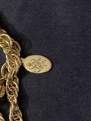 Retired Vintage Kirk’s Folly Primrose The Flower Fairy Charm Necklace Gold Tone