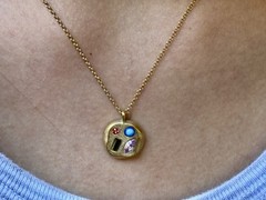 Vintage 925 Gold Vermeil Nugget Pendant Necklace 18-20 Woman’s Jewelry