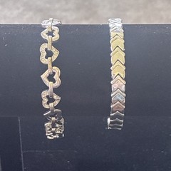 Lot Of 4 Four Vintage Avon Silver Plated Tennis Bracelets Easy Close Hearts CZ