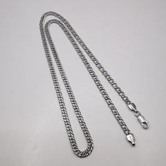 Vintage Signed Sterling Silver Chain Necklace 22.05in (56cm) 0.47oz (13.22g)