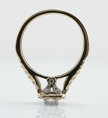 Natural Diamond Ring 14K Gold Engagement 1.00 ct
