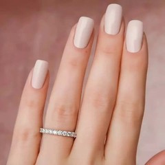 1.20t Round Cut Lab Created Diamond 925 Silver Engagement/Wedding Eternity Band