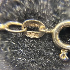 Vtg Sterling Silver Charm Holder 23 In Serpentine Chain Necklace Teddy Bear Owl