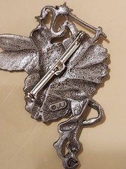 Vintage JJ Fairy Brooch Large Enamel Wings Magic Wand Fantasy Pin