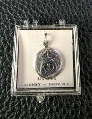 Vintage Sterling Silver Military Academy Charm Pendant Admiral Farragut Kinney