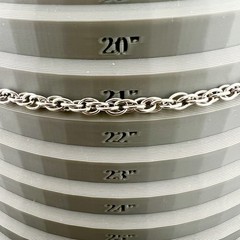 Vintage Coro Necklace Art Deco Revival Shield Monogram Silver Tone Signed 21”