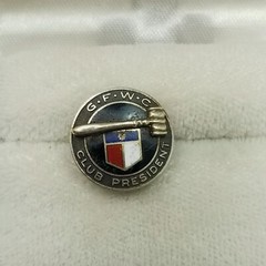 Vintage 10k G.F.W.C Club President Pin 3 Grams, General Federation Women’s Clubs