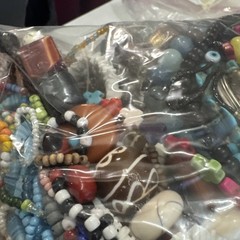 10+ LBS VINTAGE TO NOW CRAFT JUNK SCRAP Jewelry Lot Harvest Repurpose Salvage
