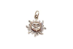 Vintage Sterling Silver 925 Sun Charm