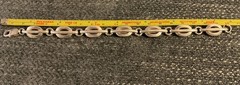 Vintage Heavy Sterling Silver Oval Link Bracelet 31+ grams