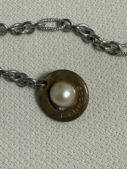 Vintage Rebecca ThreeProng Necklace with Tarnish Used Not Specified