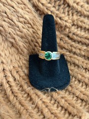 Vintage Deadstock Made In The 80s Thailand. 14k Gold Electroplated Ring Size 7