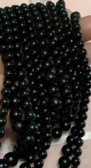 Vintage Signed Japan 1950’s-1970’s Multi Strand Black Lucite Choker Necklace