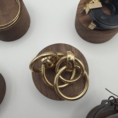 Mixed Vintage Statement Hoop Earrings Seven Pairs
