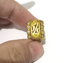 VINTAGE ANCIENT BRONZE OLD RING STYLE ROMAN VERY RARE LEGIONARY ARTIFACT AMAZING