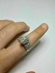 Art Deco 3.20Ct White Diamond Antique Vintage Engagement Ring 14K Yellow Gold FN
