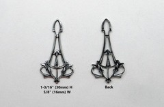 #3485 ANTIQUED STERLING SILVER PLATED CELTIC DESIGN PENDANT/ER – 6 Pc Lot