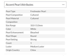 Red Coral Bead PEARL Rhodium Over Silver Necklace 18″ NEW