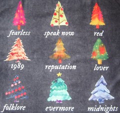 TAYLOR SWIFT ADORABLE XMAS TREE FARM T-SHIRT + CHRISTMAS TREE PIN x KC CHIEFS