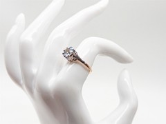 Antique 1920s $2400 Natural Aquamarine 18k Yellow Gold Platinum Filigree RIng 4g