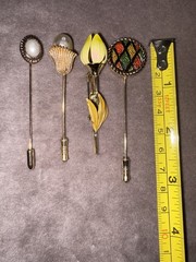 Vintage Stick Pin & Lapel Pin Lot (1950’s 1970’s)