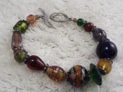 Colorful Mixed Glass Bead Bracelet (C70)