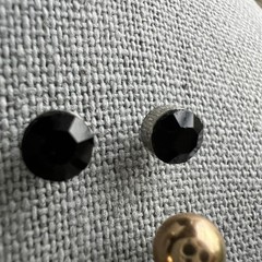 3 Pair Vintage Stud Earrings