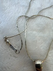 VTG Silver 18KGP herringbone chain 90s lighthouse starfish beach pendant cruise