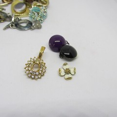 Jewelry Vintage Many pieces wearable 5 oz. Ring Earrings Pendants Stick Pin